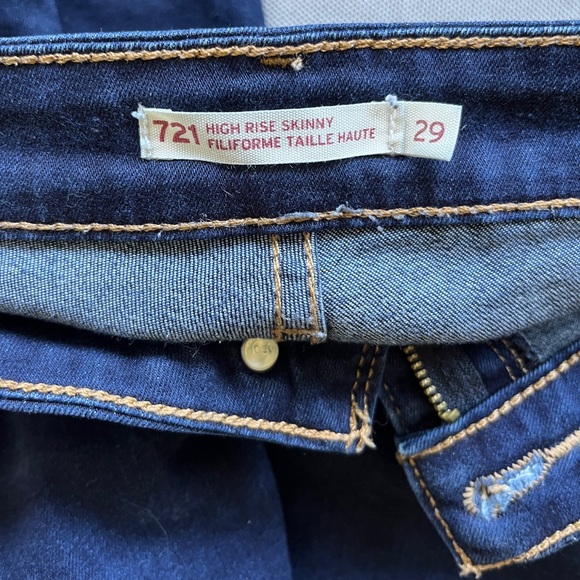 LEVIS 721 high rise skinny jeans - Picture 2 of 8